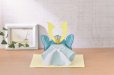 画像1: メタリックヤーンで作る　パステル兜 (1)