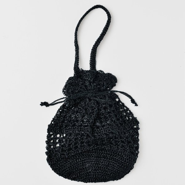 画像6: 【編み図＆作り方動画付き】韓国と日本で人気上昇中！metallic free cord(メタリックフリーコード)で編む巾着バッグキット