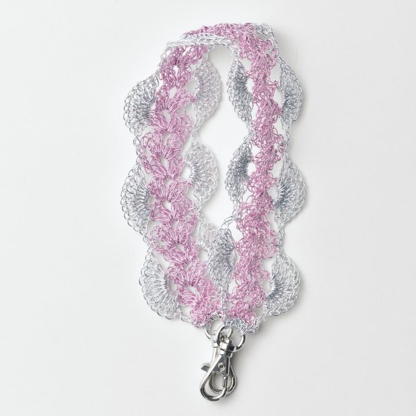 画像4: 【編み図＆作り方動画付き】韓国と日本で人気上昇中！metallic free cord(メタリックフリーコード)で編むハンドストラップキット