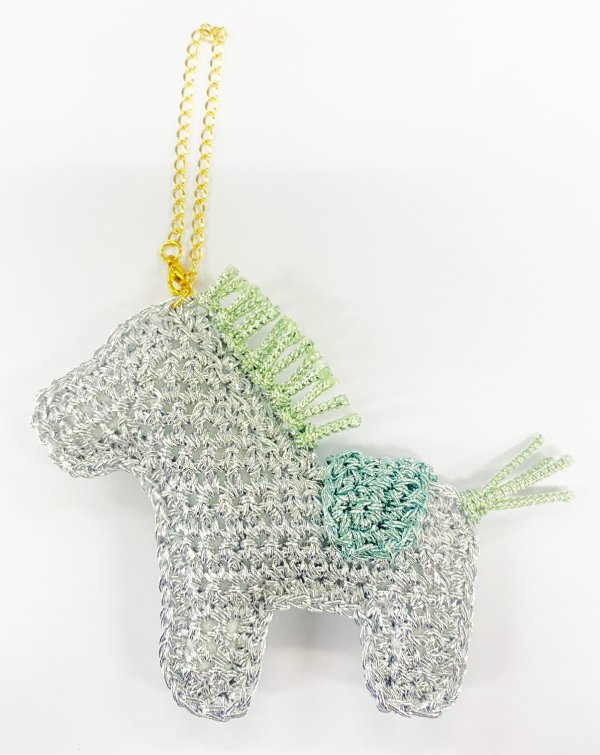 画像4: 韓国と日本で人気上昇中！metallic free cord(メタリックフリーコード)で編むホースチャームキット