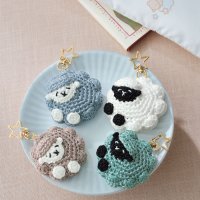 【8/3より出荷開始】Mignon(ミニョン)で編むすやすやひつじチャームキット