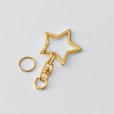 画像1: キーホルダー金具【星】 (1)