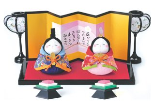京ちりめん つまみ細工のつるし雛 - パナミ手芸の総合オンラインショップ