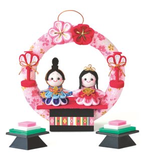 京ちりめん つまみ細工のつるし雛 - パナミ手芸の総合オンラインショップ