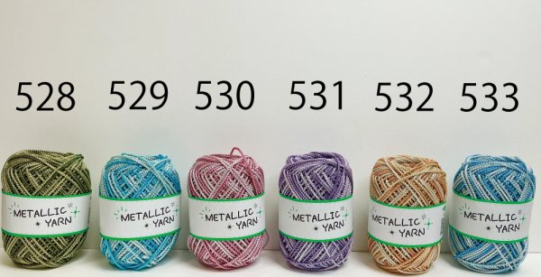 画像5: 【ネットバッグが作れる編み図をプレゼント！！】メタリックヤーン　〈ルビー〉【50ｍ巻】29色展開 (5)