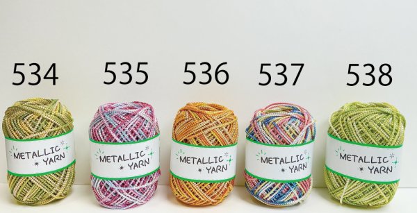 画像6: 【ネットバッグが作れる編み図をプレゼント！！】メタリックヤーン　〈ルビー〉【50ｍ巻】29色展開 (6)