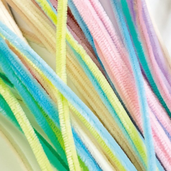 画像2: パステルカラーを楽しむ♪モールで簡単にかわいいお花が作れる！モールフラワーキット(チューリップ) (2)