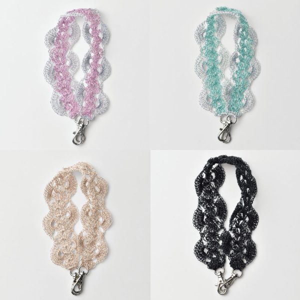 画像1: 【7/20頃出荷開始】韓国と日本で人気上昇中！metallic free cord(メタリックフリーコード)で編むパンダチャームキット (1)