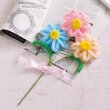 画像1: パステルカラーを楽しむ♪モールで簡単にかわいいお花が作れる！モールフラワーキット(マーガレット) (1)