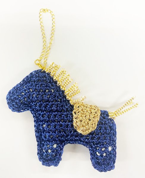 画像7: 韓国と日本で人気上昇中！metallic free cord(メタリックフリーコード)で編むホースチャームキット (7)