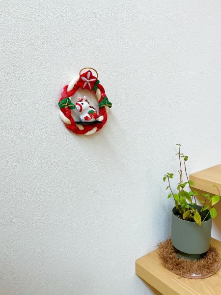 画像3: つまみ細工で作る　輪っかのうま (3)