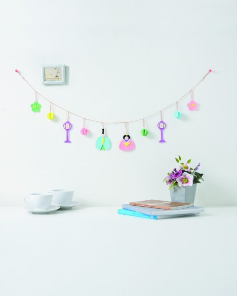 画像2: フェルトのガーランド　Hinamatsuri (2)