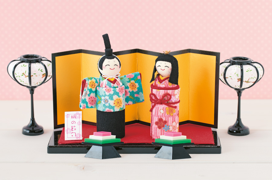 ちりめん細工 夫婦雛