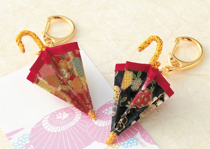 縫わずに作る 和のミニ傘キーホルダー パナミ手芸の総合オンラインショップ